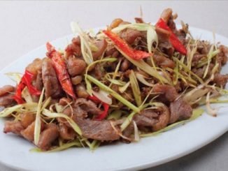 Thịt bò xào sả ớt thơm ngon khó cưỡng